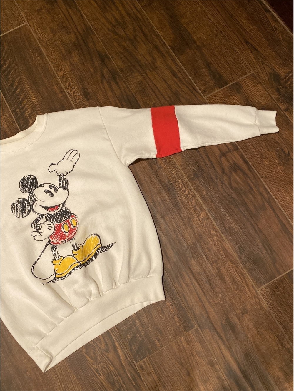 Vtg 80s Disney Character Fashions L Mickey Mouse Rare Vintage Crewneck Sweater - Picture 2 of 10